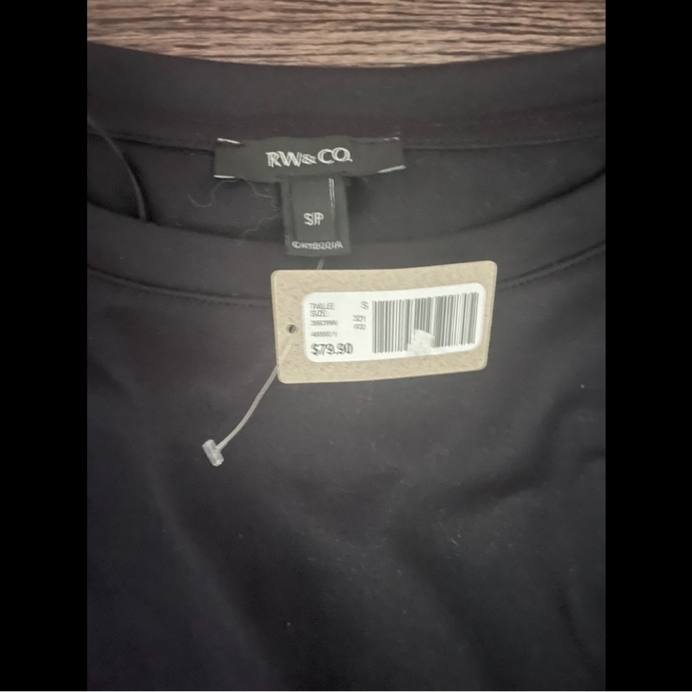 NWT RW & Co. black dress